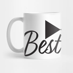 Best man text and Bow tie Mug